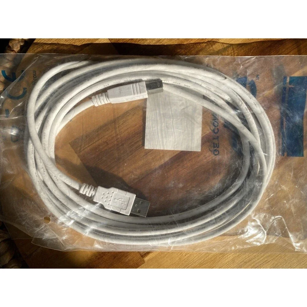 USB 2.0 Cable 3m Type A/B Cable Printer Scanner Cricut Connection Cord Wire